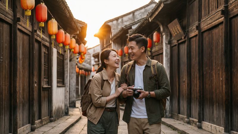 蘑菇视频旅行视频分享-江南古镇深度旅行视频